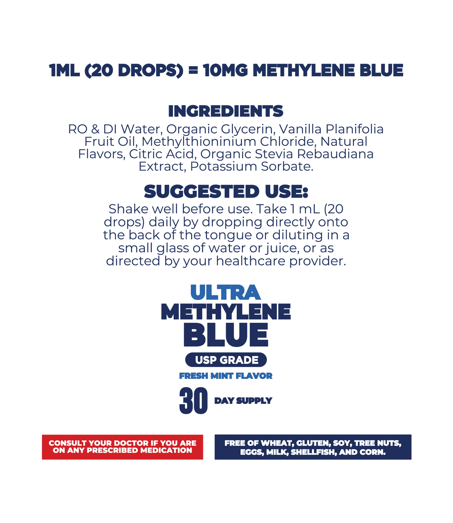 Infowars Store Ultra Methylene Blue