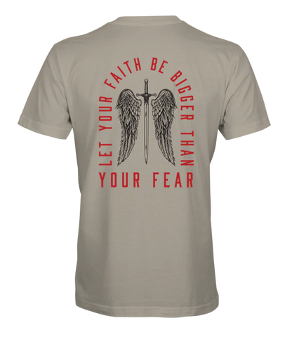 Faith Bigger Than Fear T-Shirt - Infowars Store