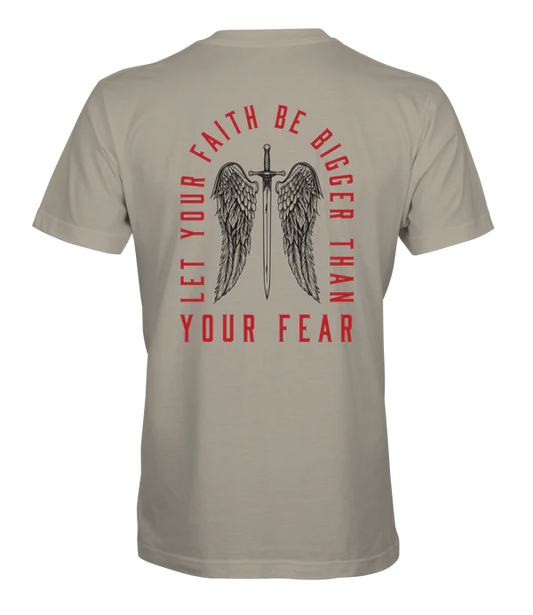 Faith Bigger Than Fear T-Shirt - Infowars Store