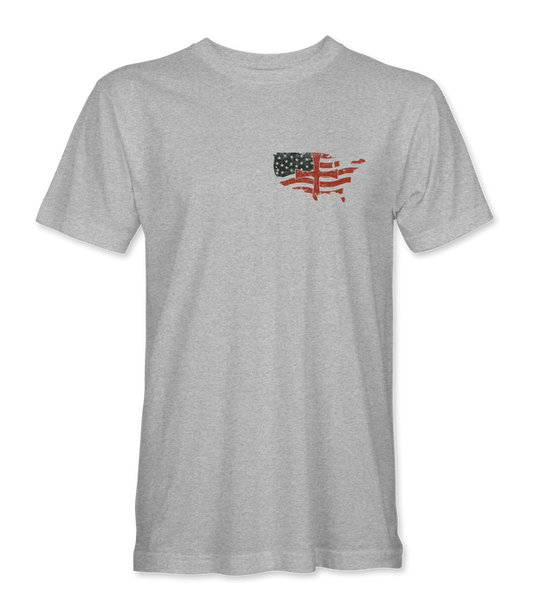Deus Vult: Christian America Flag T-Shirt - Infowars Store