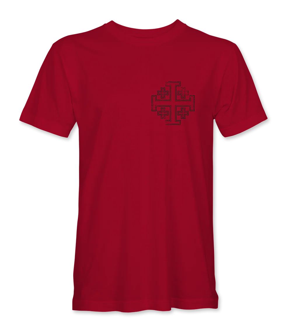 Deus Vult: No Retreat No Surrender T-Shirt - Infowars Store