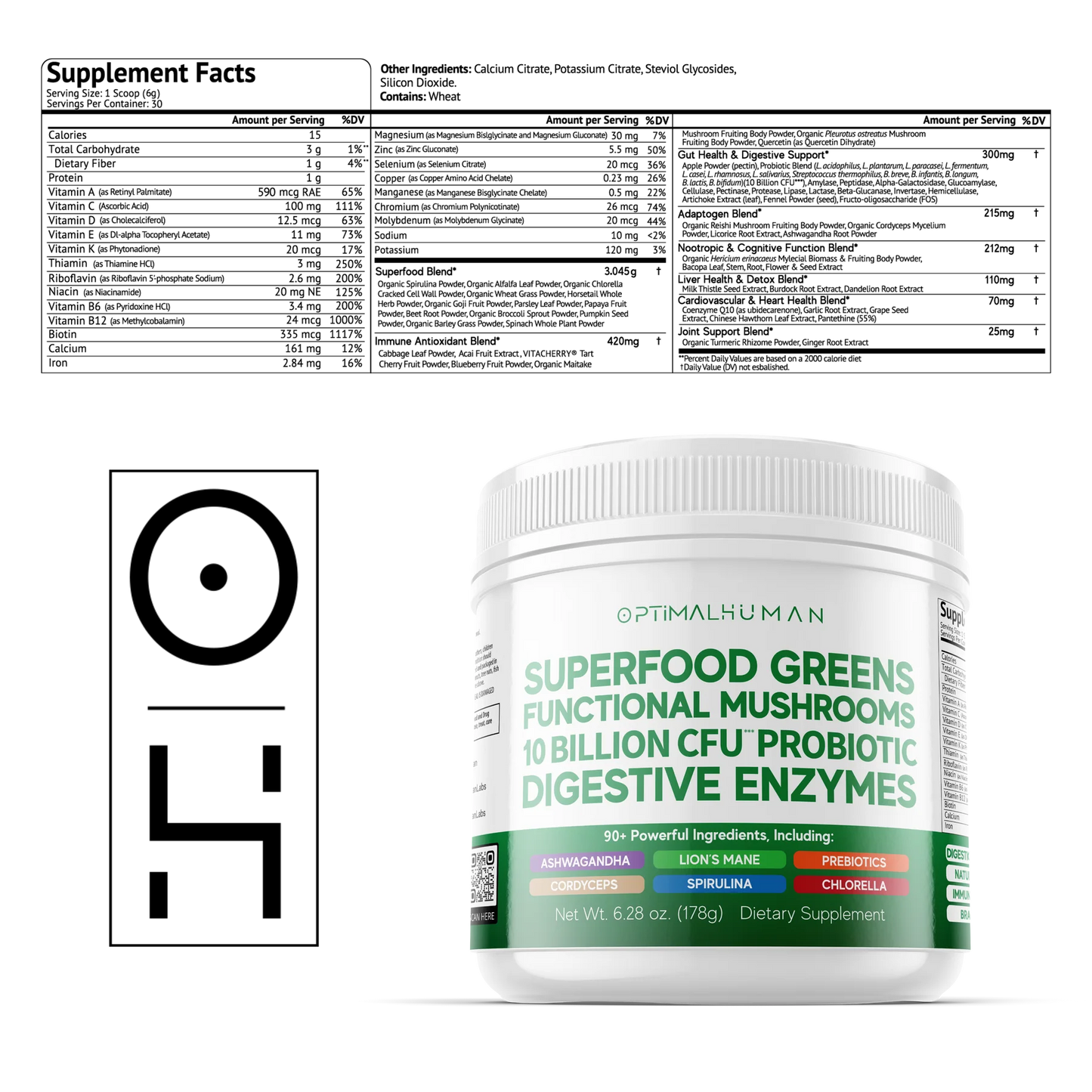 Infowars Store Superfood Greens