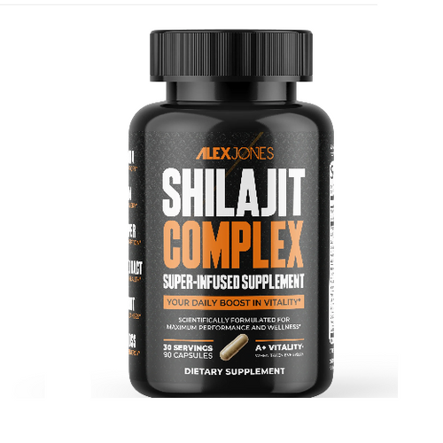 Shilajit Complex – Super-Infused Supplement – Infowars Store