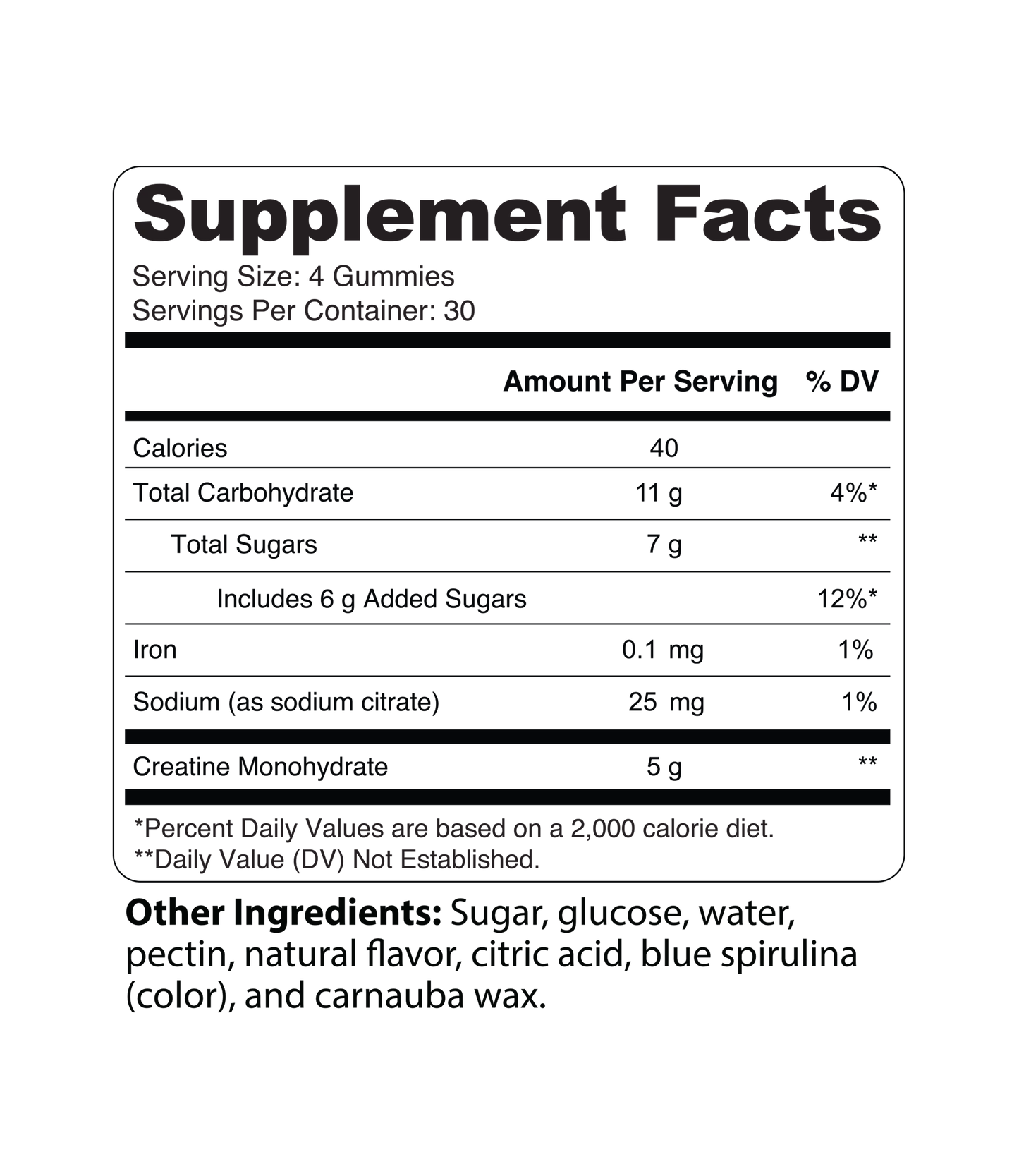 Ultimate Creatine Gummies (Sour Apple) – Infowars Store