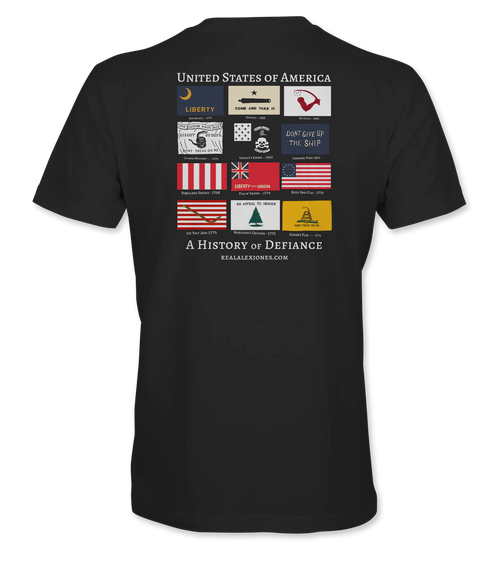 History Of Defiance T-Shirt - Infowars Store