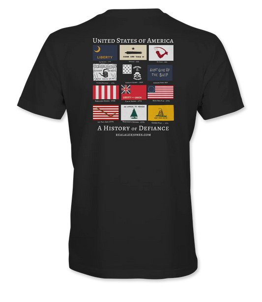 History Of Defiance T-Shirt - Infowars Store