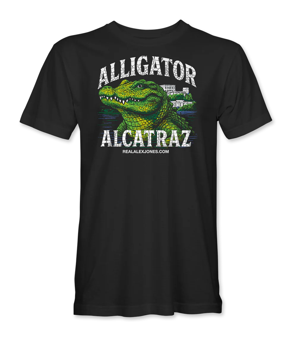 Alligator Alcatraz T-Shirt - Infowars Store