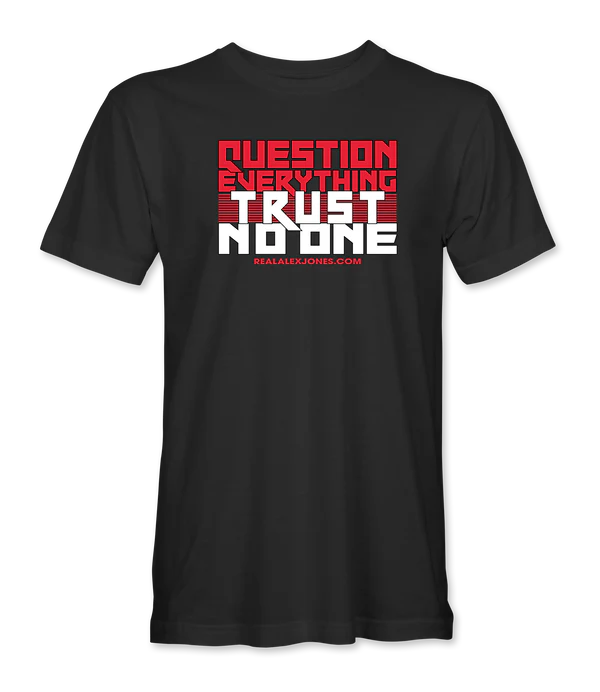Question Everything T-Shirt - Infowars Store