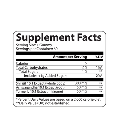 Shilajit Gummies – Super-Infused Supplement – Infowars Store